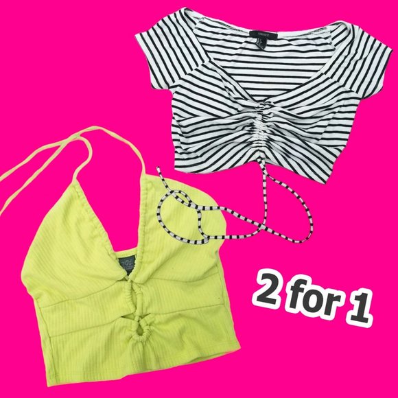 Forever 21 and Wild Fable crop tops - Picture 1 of 7